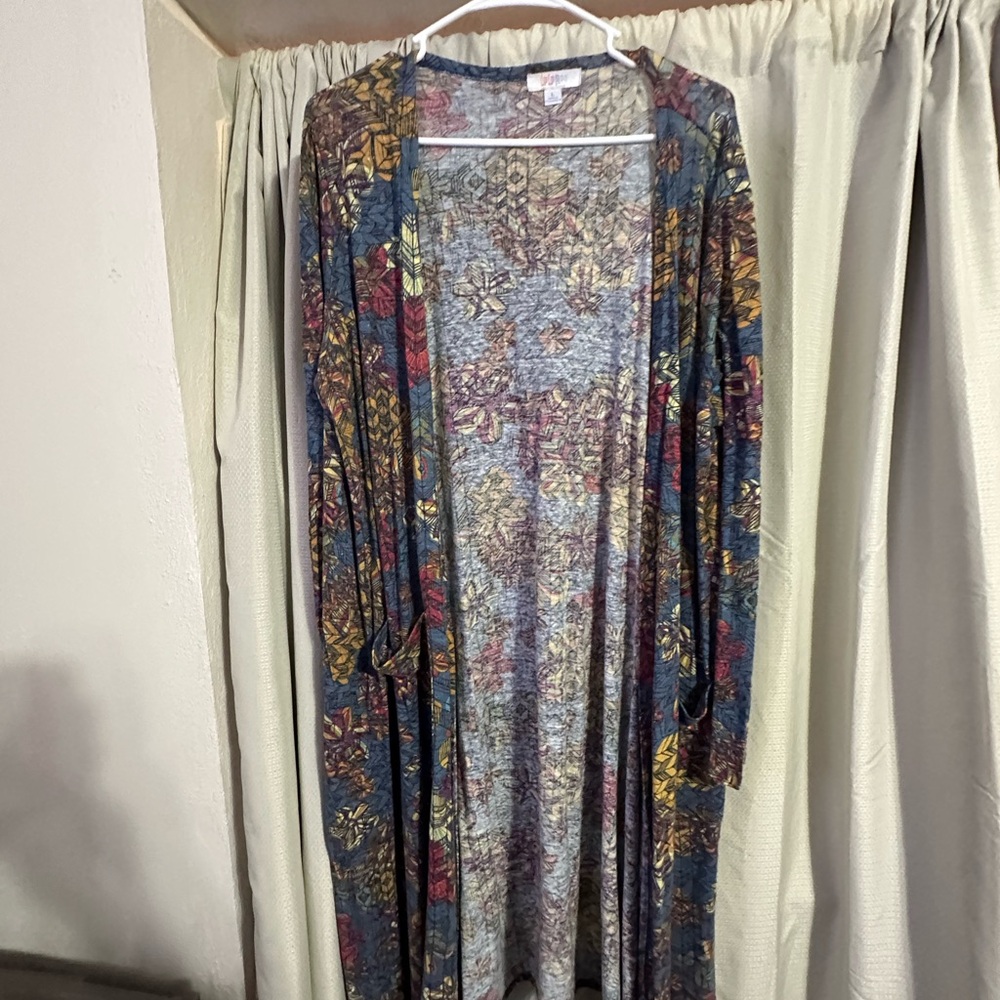 LuLaRoe Multicolor Geometric Cardigan